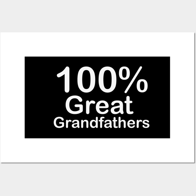 Great Grandparents, fathers day gifts from wife and daughter. Wall Art by BlackCricketdesign